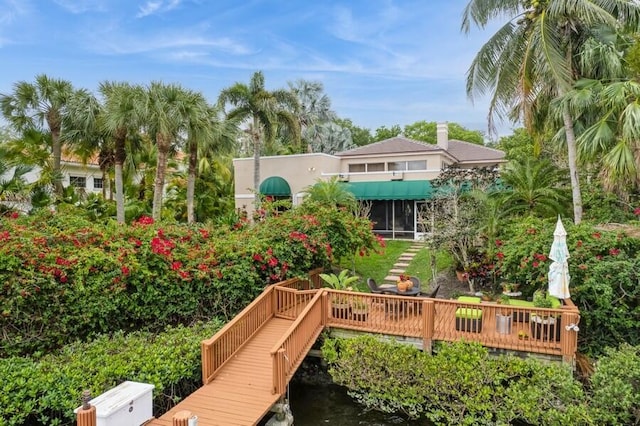 404 Mariner Dr, Jupiter, FL 33477 - view of property's community with a deck