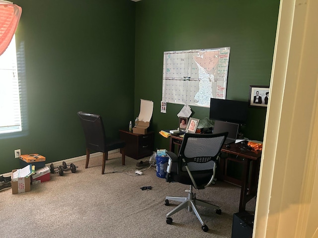 office with carpet