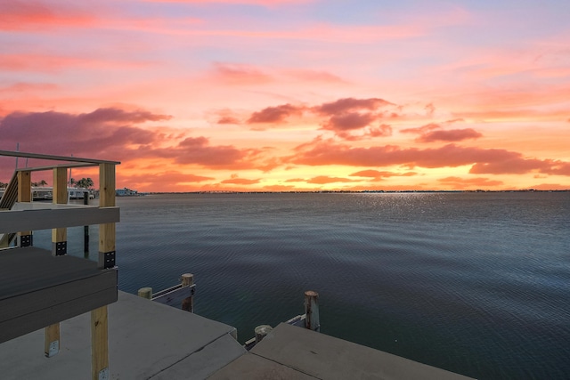 10701 S Ocean Dr Unit 876, Jensen Beach, FL 34957 - view of dock featuring a water view