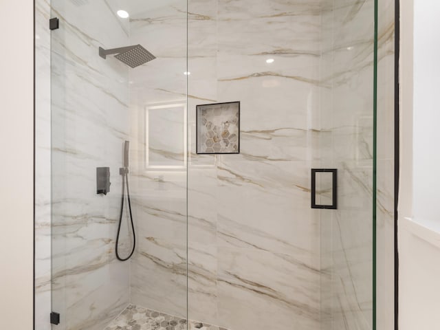4524 Concordia Ln, Boynton Beach, FL 33436 - bathroom featuring a marble finish shower