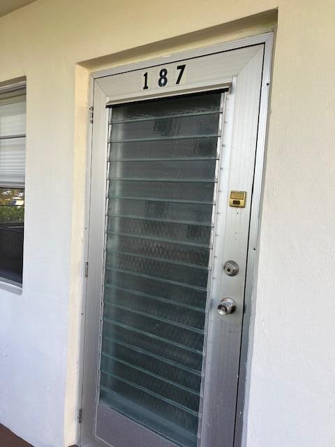 exterior details with stucco siding