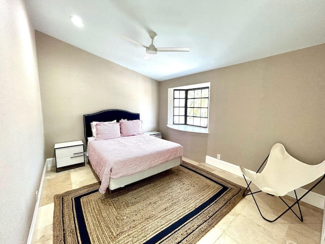 609 NE 19th Ave, Deerfield Beach, FL 33441 - bedroom with a ceiling fan and baseboards