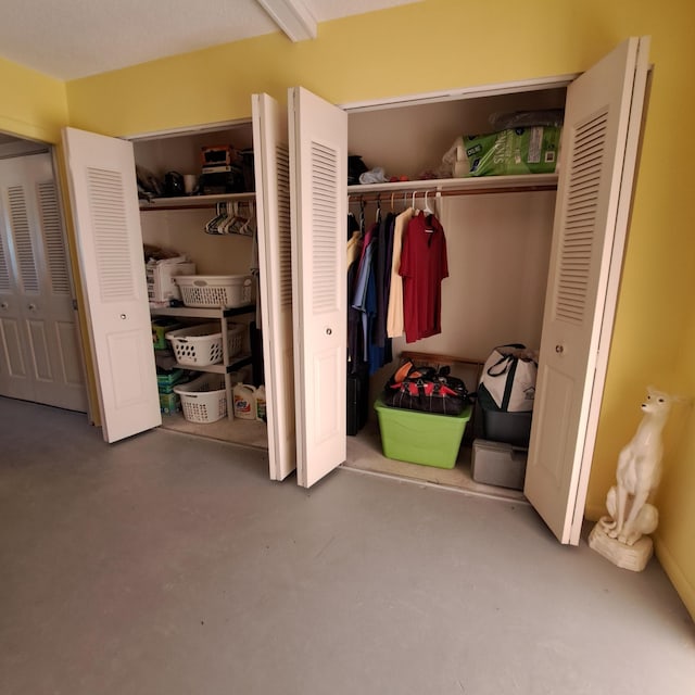 view of closet