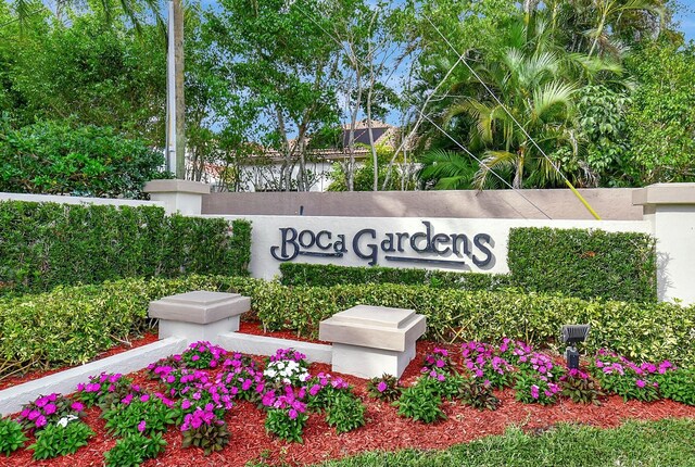 9238 E Vineland Ct E Unit E, Boca Raton, FL 33496 - view of community sign