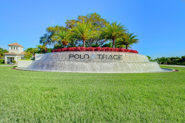 7855 Wildflower Shores Dr, Delray Beach, FL 33446 - community / neighborhood sign featuring a yard