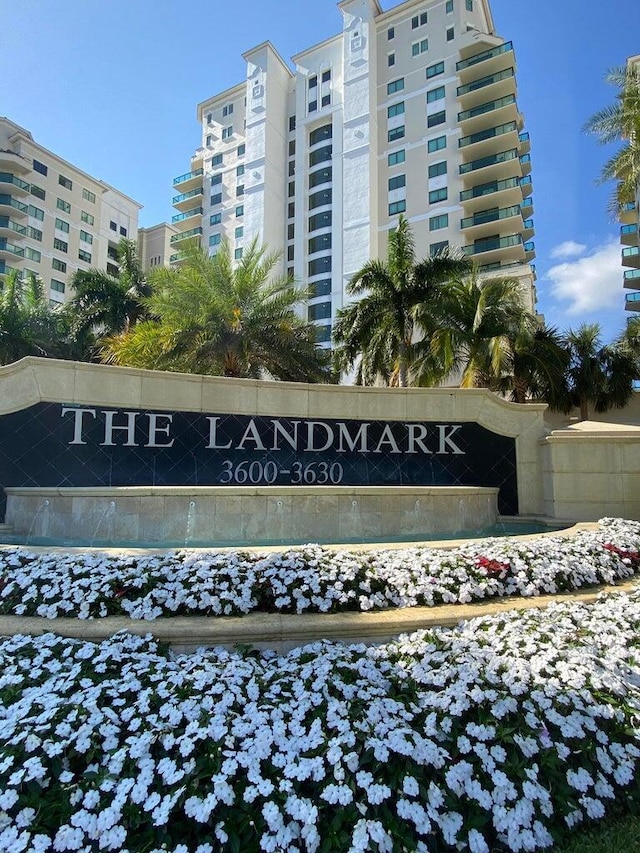 3620 Gardens Pkwy Unit 1001B, Palm Beach Gardens, FL 33410 - view of community / neighborhood sign
