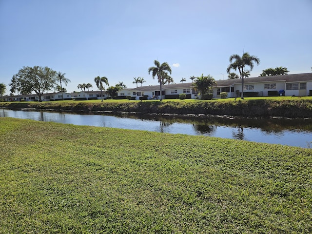 view of water feature featuring a residential view