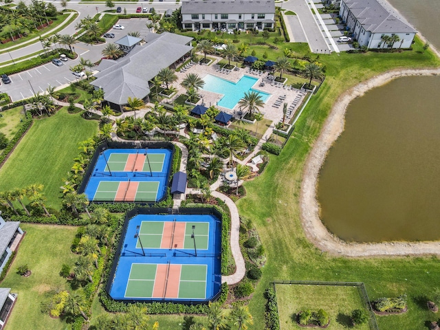 drone / aerial view