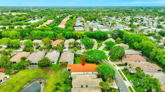 12589 Via Ravenna, Boynton Beach, FL 33436 - bird's eye view featuring a residential view and a water view