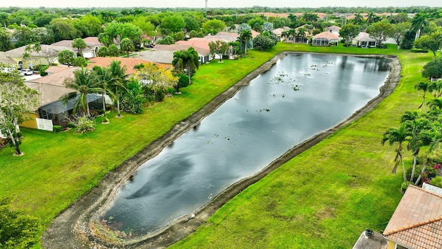 12589 Via Ravenna, Boynton Beach, FL 33436 - bird's eye view featuring a water view and a residential view