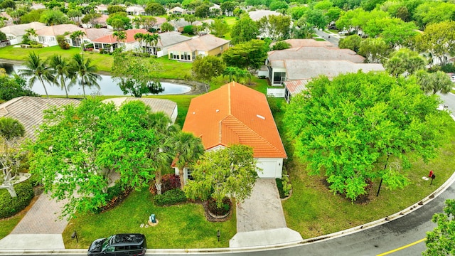 12589 Via Ravenna, Boynton Beach, FL 33436 - bird's eye view featuring a residential view and a water view