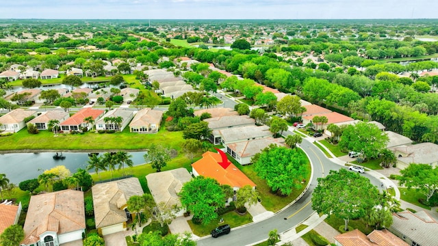 12589 Via Ravenna, Boynton Beach, FL 33436 - birds eye view of property with a residential view and a water view
