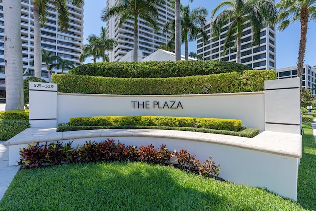 529 S Flagler Dr Unit 6E, West Palm Beach, FL 33401 - view of community / neighborhood sign