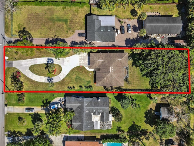 5116 Palm Way, Lake Worth, FL 33463 - aerial view of property's location with property boundaries highlighted