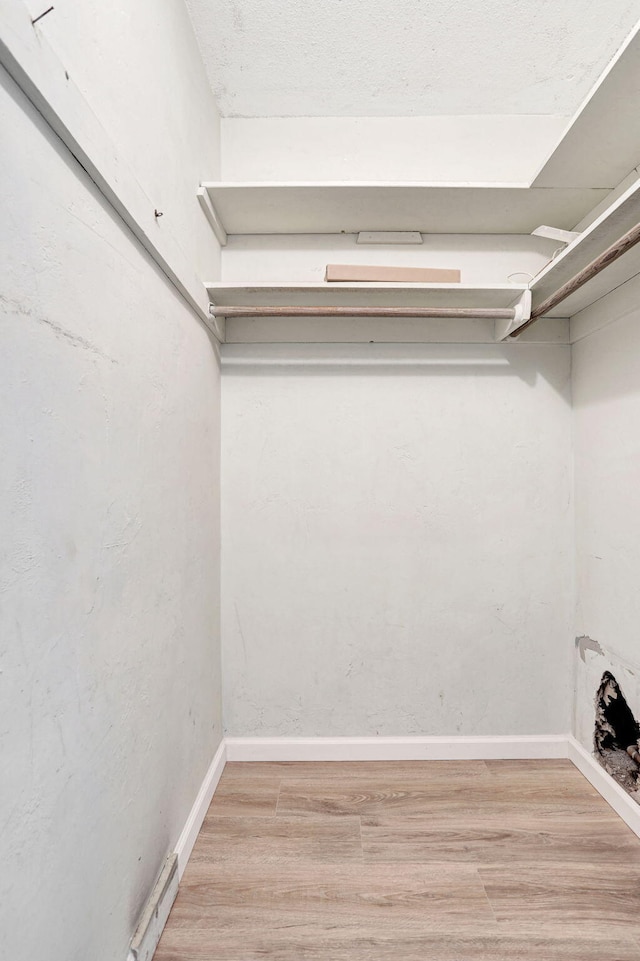 3212 NE 8th Ct Unit 7, Pompano Beach, FL 33062 - walk in closet featuring light wood-style flooring