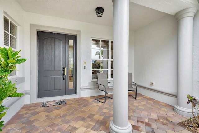 3434 Vanderbilt Dr, Wellington, FL 33414 - property entrance featuring stucco siding