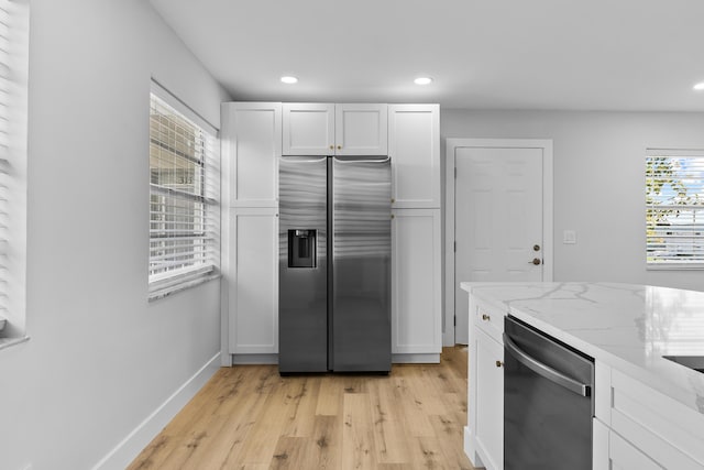 314 Monaco Unit G, Delray Beach, FL 33446 - spare room featuring light wood-style flooring, baseboards, visible vents, recessed lighting, and a ceiling fan