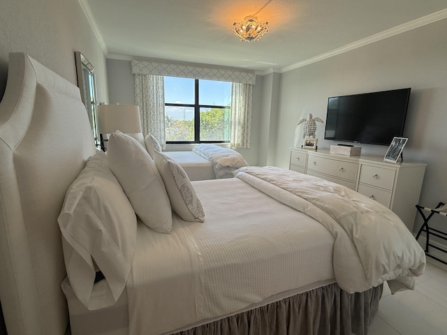 2003 N Ocean Blvd Unit 305N, Boca Raton, FL 33431 - bedroom featuring crown molding