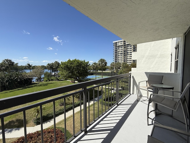 2003 N Ocean Blvd Unit 305N, Boca Raton, FL 33431 - balcony with a water view
