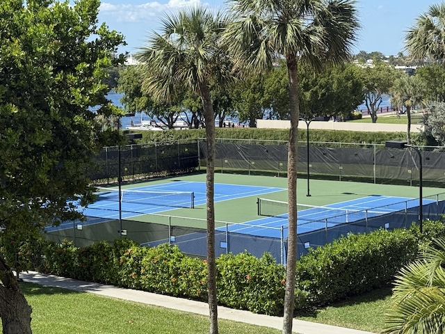 2003 N Ocean Blvd Unit 305N, Boca Raton, FL 33431 - view of tennis court featuring fence