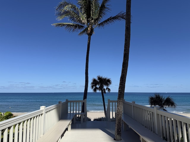 2003 N Ocean Blvd Unit 305N, Boca Raton, FL 33431 - view of home's community featuring a view of the beach and a water view