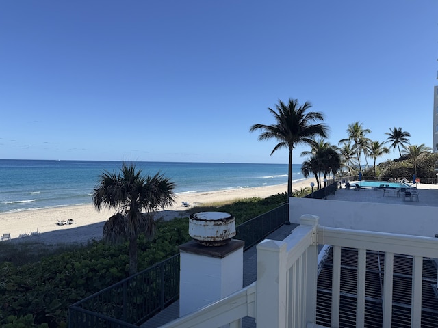 2003 N Ocean Blvd Unit 305N, Boca Raton, FL 33431 - water view featuring a view of the beach