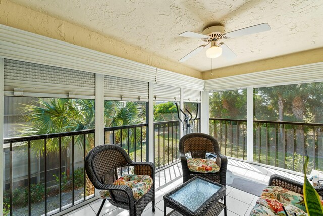 3251 Perimeter Dr, Greenacres, FL 33467 - sunroom / solarium with a ceiling fan