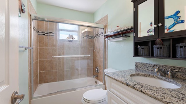 4142 NE Robin Ct, Jensen Beach, FL 34957 - full bathroom with vanity and enclosed tub / shower combo