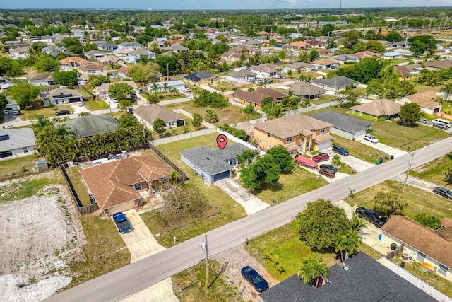 drone / aerial view featuring a residential view