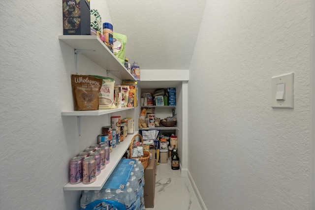 view of pantry