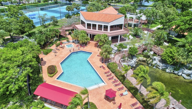 bird's eye view