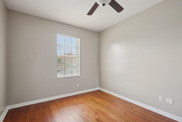 155 Waterford Dr, Jupiter, FL 33458 - empty room featuring ceiling fan, light wood-style flooring, and baseboards