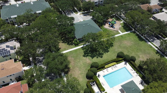 155 Waterford Dr, Jupiter, FL 33458 - aerial view of property and surrounding area featuring a pool