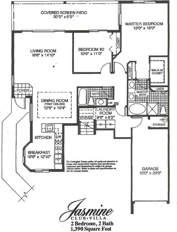 7857 Lexington Club Blvd Unit A, Delray Beach, FL 33446 - plan