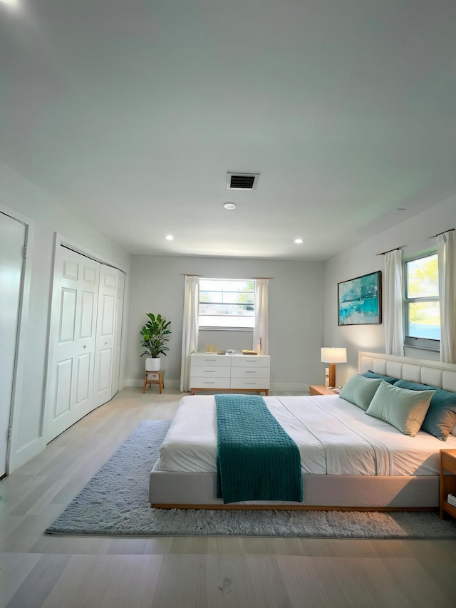 6887 Osborne Dr, Lake Worth, FL 33462 - bedroom with recessed lighting and wood finished floors