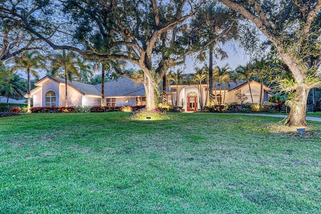 17888 Fieldbrook Cir W, Boca Raton, FL 33496 - view of front of house with stucco siding and a front yard
