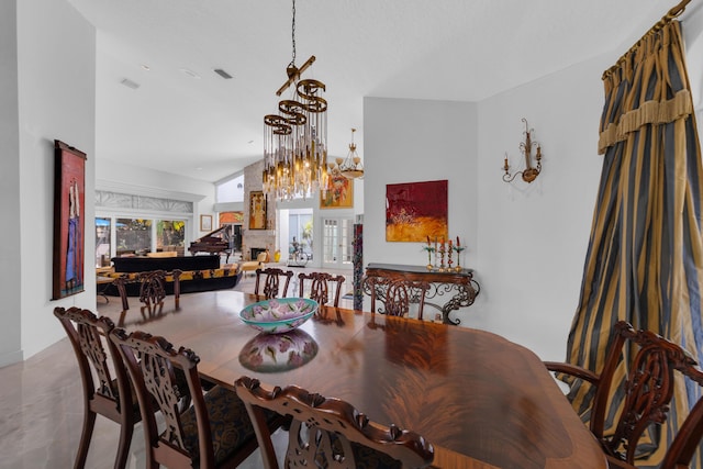 17888 Fieldbrook Cir W, Boca Raton, FL 33496 - dining room with a chandelier and plenty of natural light