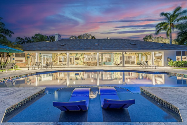 17888 Fieldbrook Cir W, Boca Raton, FL 33496 - outdoor pool featuring a patio