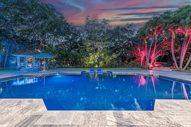 17888 Fieldbrook Cir W, Boca Raton, FL 33496 - swimming pool featuring a gazebo