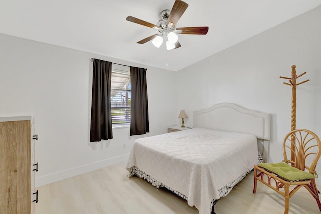 775 Sandia Ave, Port Saint Lucie, FL 34983 - bedroom with wood finished floors, ceiling fan, and baseboards