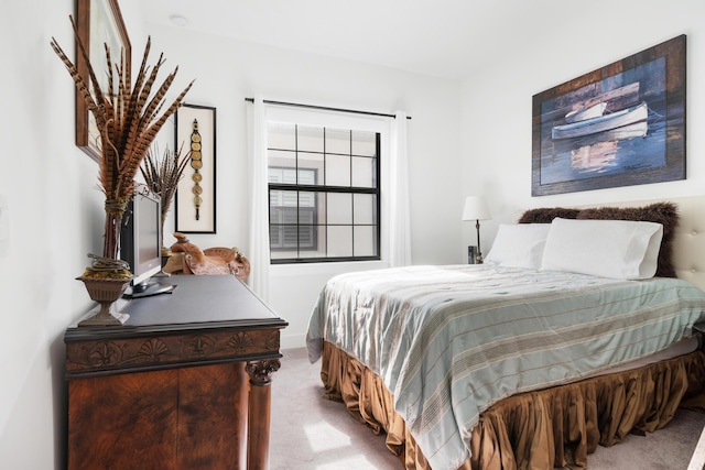 bedroom with carpet floors