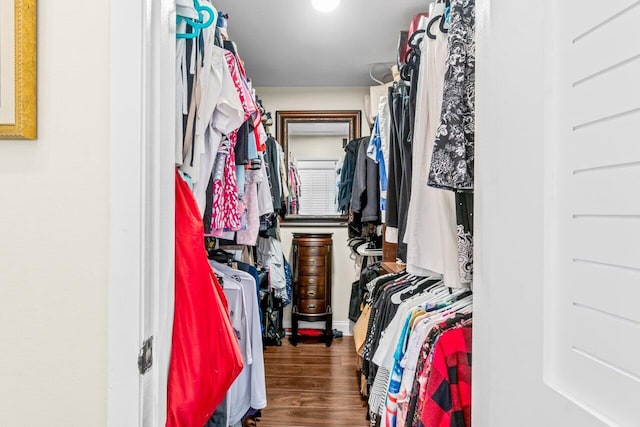 9 Stratford Dr Unit D, Boynton Beach, FL 33436 - spacious closet featuring wood finished floors