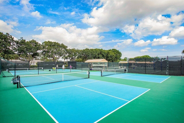 9 Stratford Dr Unit D, Boynton Beach, FL 33436 - view of sport court with fence