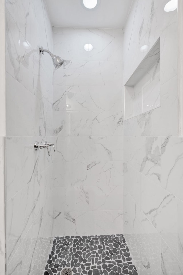 12938 Ellison Wilson Rd, North Palm Beach, FL 33408 - bathroom with a marble finish shower