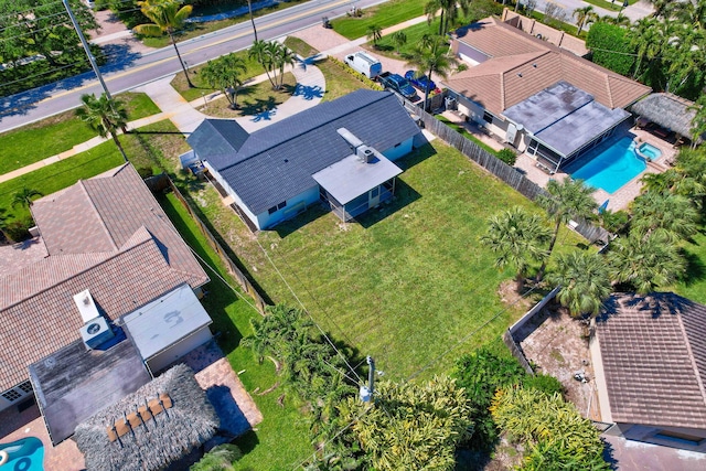 12938 Ellison Wilson Rd, North Palm Beach, FL 33408 - aerial view of property and surrounding area with a pool
