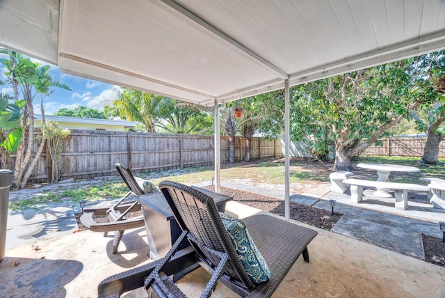 332 Smallwood Ave, Fort Pierce, FL 34982 - view of patio / terrace featuring a fenced backyard