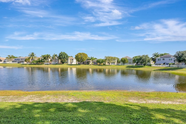 water view with a residential view