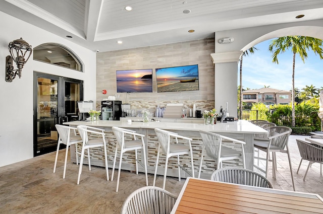 16865 Charles River Dr, Delray Beach, FL 33446 - view of patio / terrace with outdoor dining area
