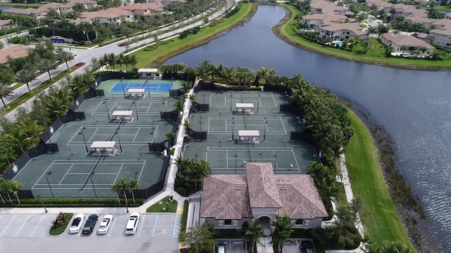 16865 Charles River Dr, Delray Beach, FL 33446 - aerial view of residential area featuring a large body of water