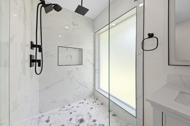 280 Sulky Way, Wellington, FL 33414 - full bathroom featuring vanity and a marble finish shower